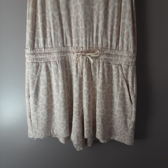 Splendid Animal Print Cream Romper One-Piece Short-Top Combo | NWT! Large - Picture 3 of 15